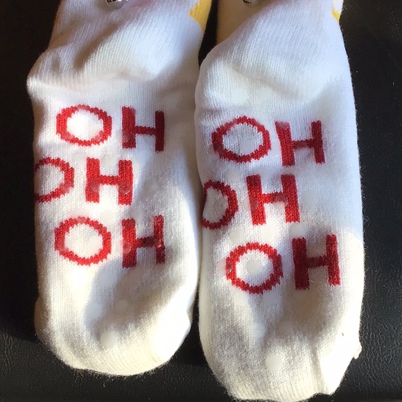 Santa 🎅 jingle bell socks “ho ho ho” bottoms - Picture 4 of 7